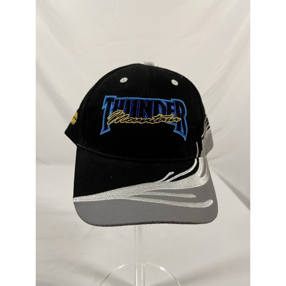Vintage Otto Thunder Mountain Cap Show Me Down Raceway Park Black Hat Adjustable
